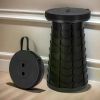 New Portable Telescopic Folding Stool Suitable for Hiking, Camping Outdoor Travel and Fishing -adjustable Height and Lightweight