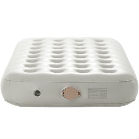 VEVOR Air Mattress Twin with Frame, 1 Person Inflatable Mattress with Pump & Rolling Carry Case, Portable Folding Blow Up Mattress Supports 300lbs