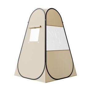 VEVOR Pop up Sports Tent, 47x47 in Clear Bubble Tent for 1 Person, Waterproof Outdoor Pod with Floor Mat & Top Cover