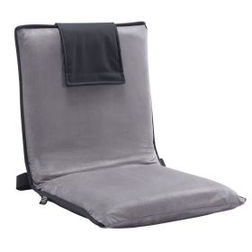 VEVOR Floor Chair, 6-Position Adjustable Meditation Chair with Back Support, Folding Sofa Chair for Reading TV Watching and Gaming