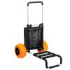 VEVOR Beach Dolly with Big Wheels for Sand, 29.9" x 15.4" Cargo Deck, w/ 12" Solid Wheels