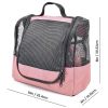 Portable Hanging Shower Caddy Organizer with 1 Free Toiletries Case Quick Dry Mesh Shower Caddy Tote Bag Included 1 Metal Hook Perfect for Dorm Camp T