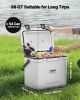 VEVOR Portable Cooler, 38 QT Hard Cooler with Ice Retention, Heavy-Duty Handles and Cup Holder, Lightweight Rigid Material Insulated Portable Cooler