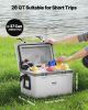 VEVOR Portable Cooler, 26 QT Hard Cooler with Ice Retention, Heavy-Duty Handles and Strap, Lightweight Rigid Material Insulated Portable Cooler
