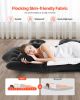 VEVOR Car Air Mattress, Inflatable Back Seat Car Camping Mattress, Flocking Travel Beds, Durable Portable Sleeping Pad with Air Pump, 2 Pillows