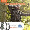 VEVOR Tree Stand Safety Rope, 9 ft/2.7 M Treestand Lifeline Rope 30KN Breaking Tension, 0.6'' Hunting Safety Line with Prusik Knot