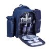 Outdoor Camping Picnic Backpack Bag with Tableware for 2 Person