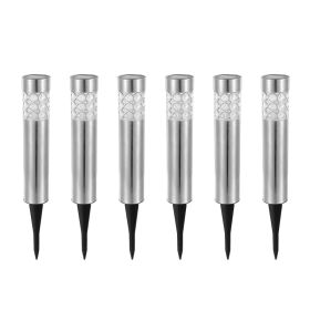 6Pcs Solar Pathway Light IP44 Waterproof 3 RGB Color Changing For Yard Garden Pathway Walkway (Option: 6Pcs)