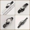 "Carabiner-Ready Multi-Tool – Clip to Backpacks for On-the-Go Meals"