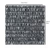 30% Sun-Block Shade Cloth Net Mesh Shade with Clips for Garden Patio and Plants in Black
