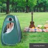 Pop Up Privacy Shower Tent Quick Setup Waterproof Zipper Closure Portable Outdoor Changing Room for Camping Beach RV Travel Compact Bath Tent with Com